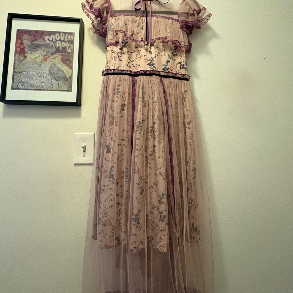 Floral Ruffle Maxi Dress
